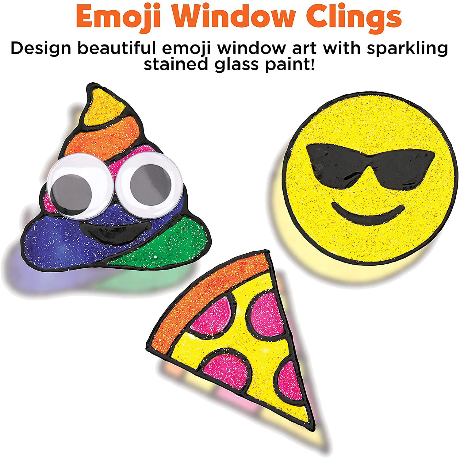 Creativity For Kids® Emoji Window Art Kit